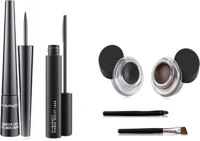 

LUV-LI PERFECT PROFESSIONAL MAC-COMBO 1 EYELINER, 1 MASCARA, 1 BLACK GEL LINER, 1 BROWN GEL LINER(Set of 4)