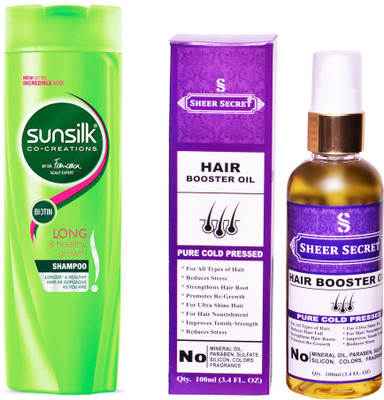 Buy Sunsilk Long And Healthy Growth Shampoo With Sheer Secret Cold