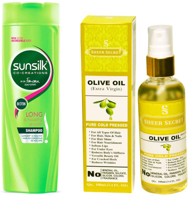 Buy Sunsilk Long And Healthy Growth Shampoo With Sheer Secret Cold