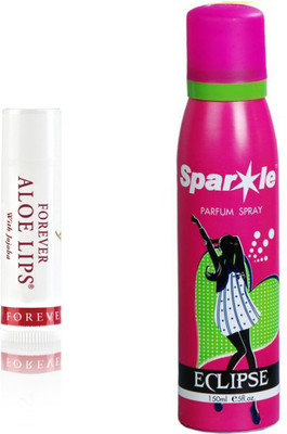 

Forever Aloe Lips With Jojoba 4.25 g (022) With one sparkle perfume spray 150 ml(Set of 2)