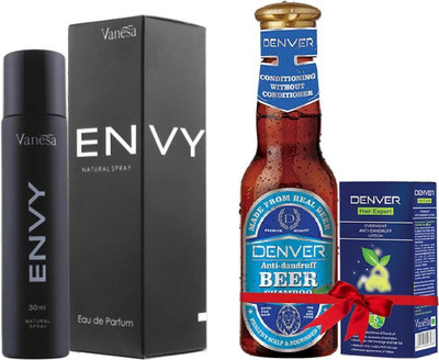 

Envy Men Perfum With Anti Dandruff Beer Shampoo(Set of 2)