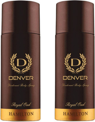

Denver Royal Oud Deodorant Body Spray 165ML Each Combo (Pack of 2) Body Spray - For Men & Women(330 ml, Pack of 2)