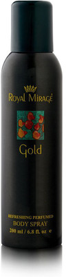 

Royal Mirage Gold Refreshing Perfumed Body Spray Deodorant Spray - For Men(200 ml)