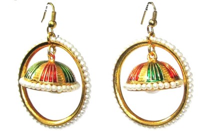 SHREE MAULI CREATION SMCE148 Alloy Jhumki Earring