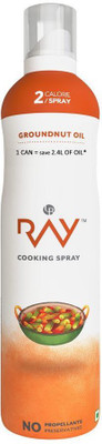 

Ray Healthy Cooking Spray -Refined Groundnut OIL - 200 ml ( 2 Calories/spray) Groundnut Oil Can(200 ml)