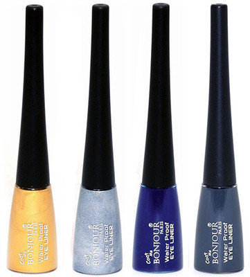 Bonjour Paris water proof bonjour eye liner 5 ml(Golden, Silver, Blue, Grey)