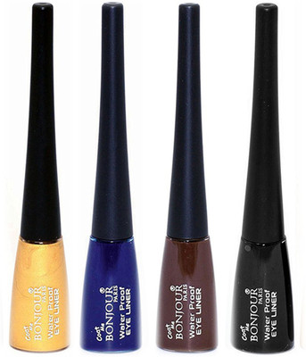 

Bonjour Paris water proof bonjour eye liner 5 ml(Golden, Blue, Brown, Black)