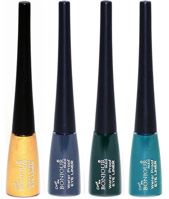 

Bonjour Paris water proof bonjour eye liner 5 ml(Golden, Grey, Dark Green, Green)