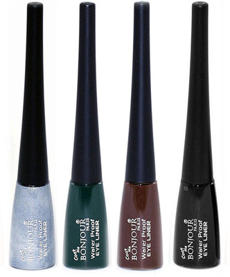 

Bonjour Paris water proof bonjour eye liner 5 ml(Silver, Dark Green, Brown, Black)