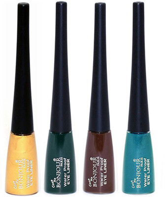

Bonjour Paris water proof bonjour eye liner 5 ml(Golden, Dark Green, Brown, Green)