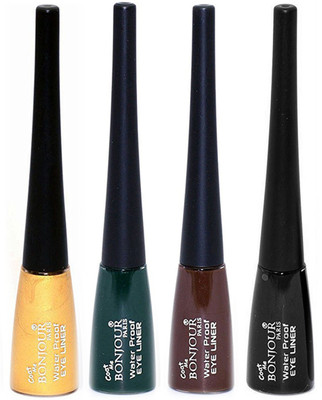 

Bonjour Paris water proof bonjour eye liner 5 ml(Golden, Dark Green, Brown, Black)