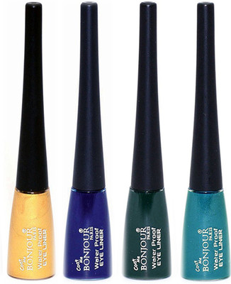 

Bonjour Paris water proof bonjour eye liner 5 ml(Golden, Blue, Dark Green, Green)