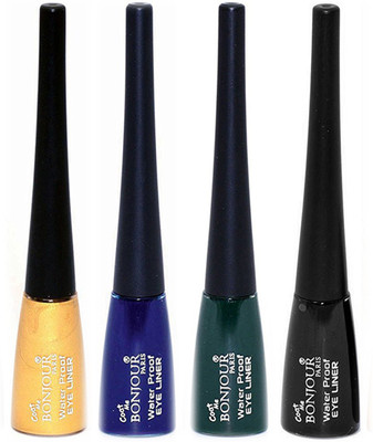 

Bonjour Paris water proof bonjour eye liner 5 ml(Golden, Blue, Dark Green, Black)