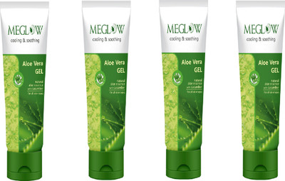 

meglow Aloe Vera Gel set of 4 Face Wash(400 g)