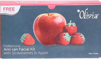

Olivia Anti-Tan Facial Kit With Strawberries & Apple 50 g