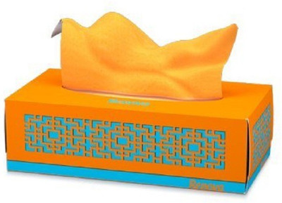 

Renova Paper Facial Tissues - Orange , 3 Ply , Extra-soft , Double Faced Tissues With One Side White(Pack of 80)