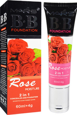 

Mars B.B 2in1 Foundation and Concealer-02 Rose moisture Foundation(Beige)