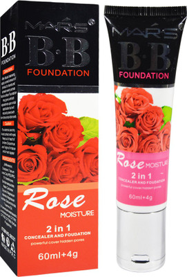 

Mars B.B 2in1 Foundation and Concealer-03 Rose moisture Foundation(Beige)