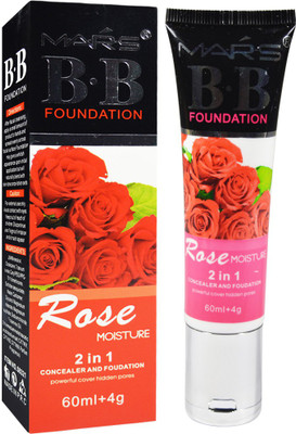 

Mars B.B 2in1 Foundation and Concealer-01 Rose moisture Foundation(Beige)