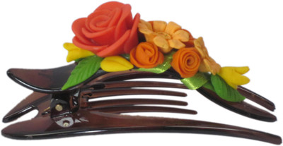 

Advance Hotline Porcelain clay work fancy banana clip Banana Clip(Multicolor)