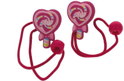 

Anuradha Art Jewellery Rubber Band Rubber Band(Pink)