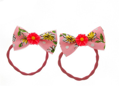 

Anuradha Art Jewellery Rubber Band Rubber Band(Pink)