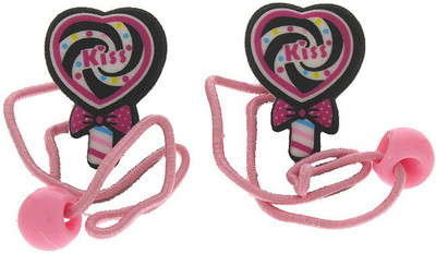 

Anuradha Art Jewellery Rubber Band Rubber Band(Pink)