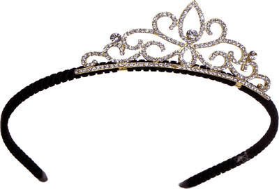 

Sagunya Elegant Crown Head Band(Gold)