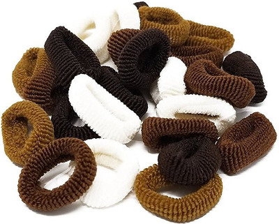 

Rbasics Brown Soft Fabric rubberbands For Children (pack of 30) Rubber Band(Multicolor)