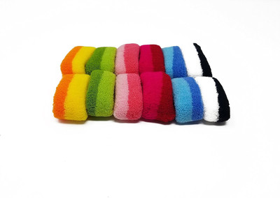 

Rbasics Multicolor Cottonwool Rubberbands For Women (Pack of 12) Rubber Band(Multicolor)