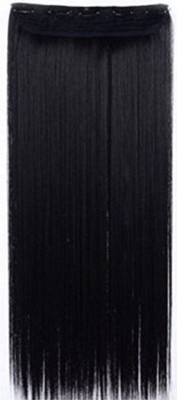 

Fully High Quality 24 Inch 5 Clip in Black Extension Hair Extension