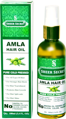 

SHEER SECRET 1 COLD PRESSED AMLA HAIR OIL 100ML Hair Oil(100 ml)