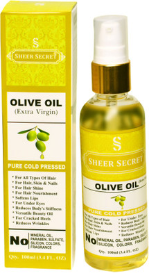 

SHEER SECRET 1 COLD PRESSED OLIVE OIL 100ML Hair Oil(100 ml)