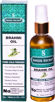 

SHEER SECRET 1 COLD PRESSED BRAHMI OIL 100ML Hair Oil(100 ml)