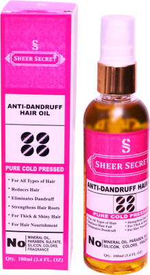 

SHEER SECRET 1 COLD PRESSED ANTI DANDRUFF OIL 100ML Hair Oil(100 ml)