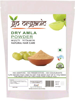 

Go organic dry amla powder for hair growth(250 g)