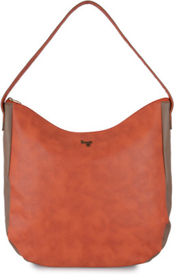 

Baggit Shoulder Bag(Orange, Khaki), Khaki;orange
