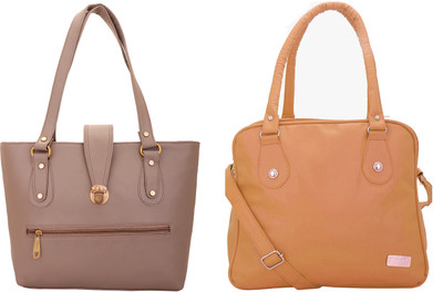 

Lady bar Shoulder Bag(Tan)