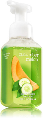 

Bath & Body Works Gentle Foaming Hand Soap, Cucumber Melon - 259ml (8.75oz)(259 ml, Pump Dispenser)