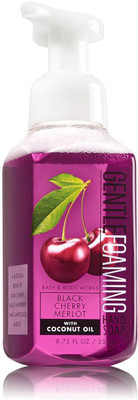 

Bath & Body Works Gentle Foaming Hand Soap, Black Cherry Merlot with Coconut Oil - 259ml (8.75oz)(259 ml, Pump Dispenser)