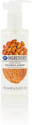 

Boots Ingredients Hand Wash, Coconut & Almond - 195ml (6.5oz)(195 ml, Pump Dispenser)