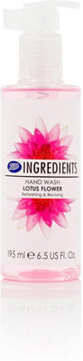 

Boots Ingredients Hand Wash, Lotus Flower - 195ml (6.5oz)(195 ml, Pump Dispenser)