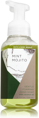 

Bath & Body Works Gentle Foaming Hand Soap, Mint Mojito - 259ml (8.75oz)(259 ml, Pump Dispenser)