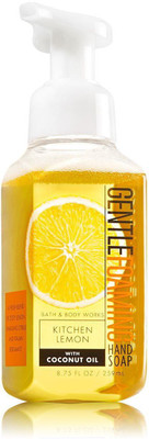 

Bath & Body Works Gentle Foaming Hand Soap, Kitchen Lemon - 259ml (8.75oz)(259 ml, Pump Dispenser)