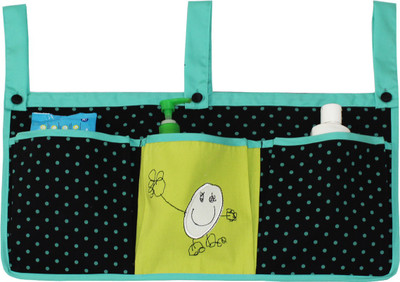 

Kadambaby Black Doodle crib organiser/ bed pocket Accessories Organizer( )