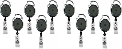 

Abha Plastic Lanyard, ID Badge Holder, ID Badge Reel(Pack of 10)