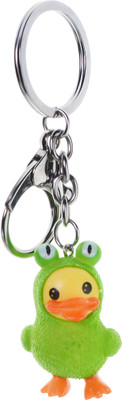 

Three Shades Funky Green Bird High Quality Keychain Key Chain