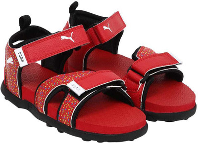 

Puma Boys & Girls Velcro Flats(Red, Flame scarlet-black