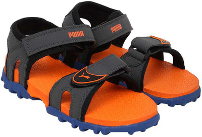 

Puma Boys & Girls Velcro Flats(Orange, Orange-gray