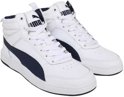 

Puma Boys & Girls Lace Sneakers(White, White-peacoat